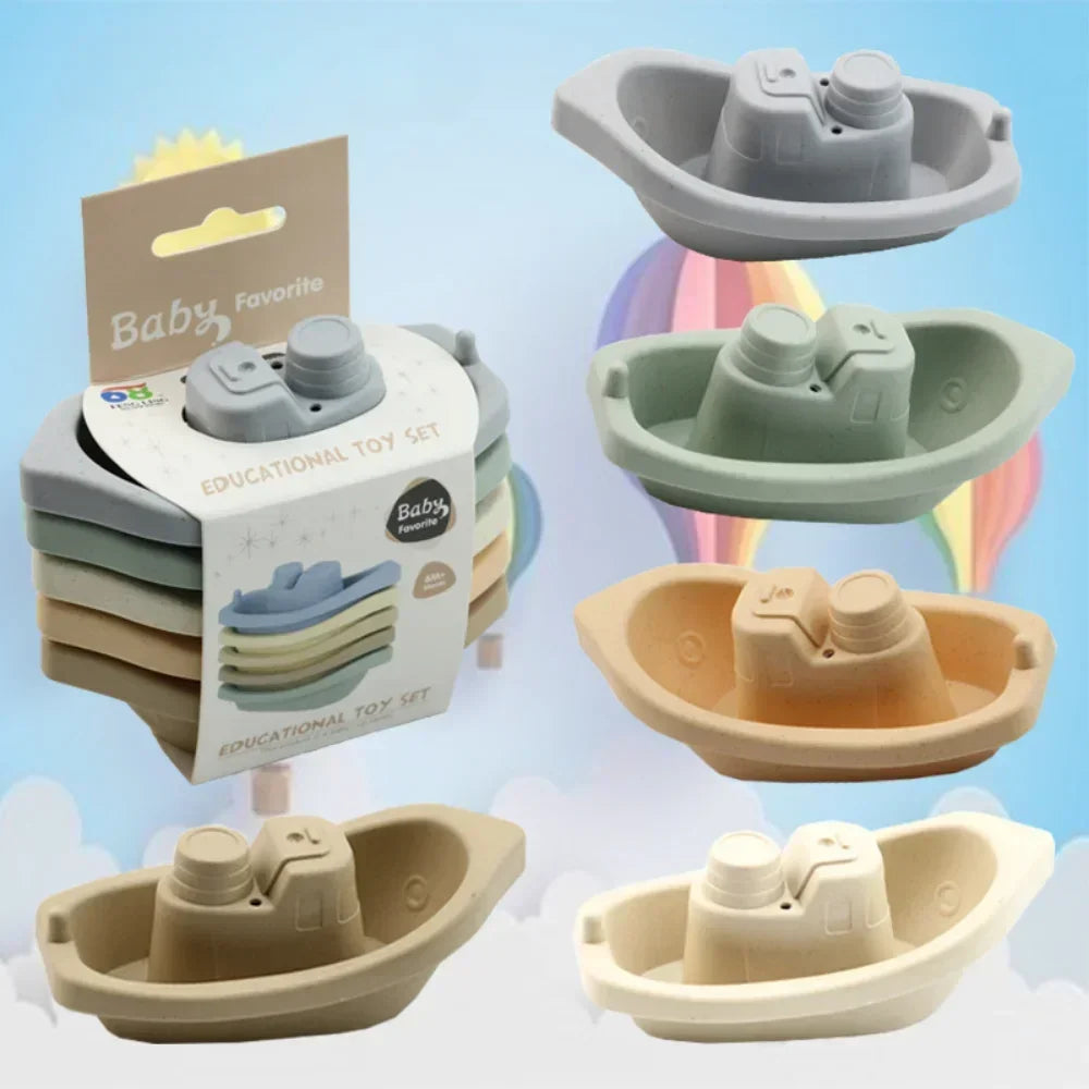 Stack & Splash™ – Stackable Boats - Bath Set