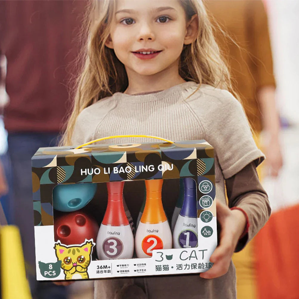 Mini Bowling Kit™ - Figures & Fun - Bowling Set