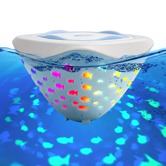 Aqua Party Light™ – Swim Party in Bath - Fish Light Projection