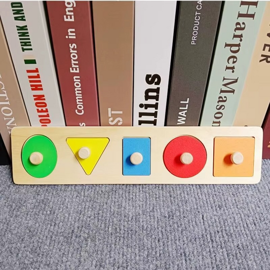 Woods™ - Toddler Puzzle Fun - Geometric Montessori Shapes Puzzle