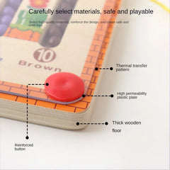Magnetic Maze™ - Colorful Counting Fun - Wooden Magnetic Puzzle