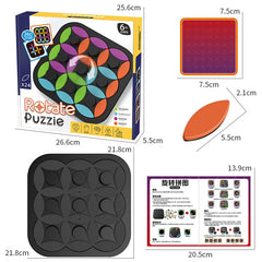Rotating Logic™ - Challenging Puzzle - Tangram Board Game