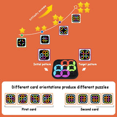 Rotating Logic™ - Challenging Puzzle - Tangram Board Game
