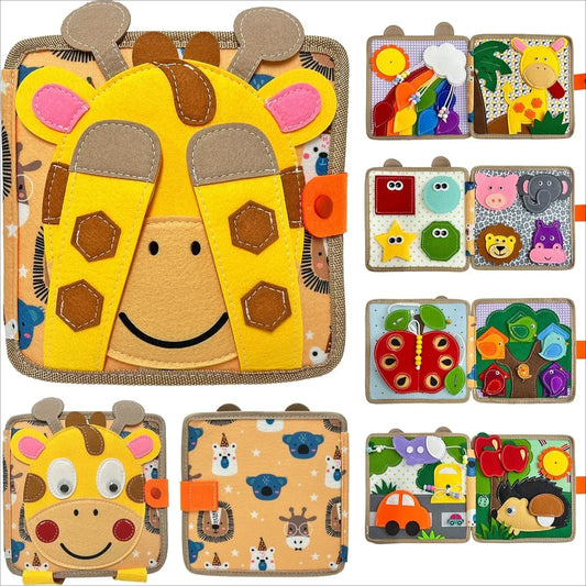 Sensory Toddler Book™ – Feel & Discover - Felt Book Animals