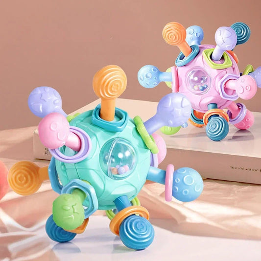 Rotating Rattle Ball™ – Sensory Rattle - Baby Toy