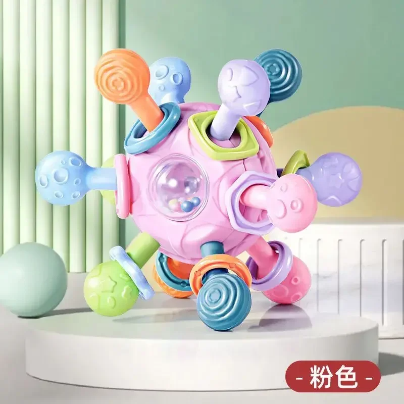 Rotating Rattle Ball™ – Sensory Rattle - Baby Toy